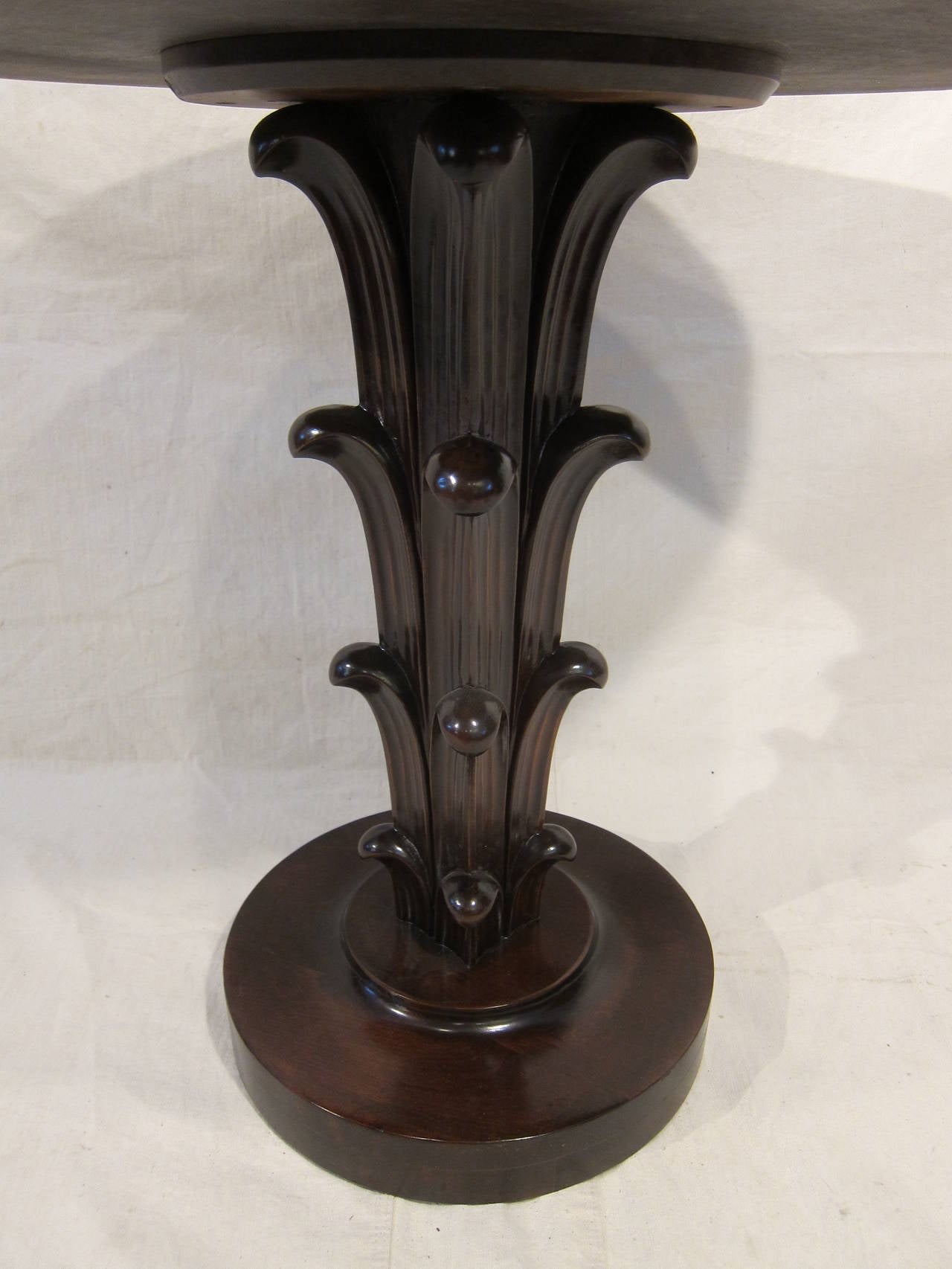Robsjohn-Gibbings Design Pedestal Tables by Widdicomb for John Stuart 2