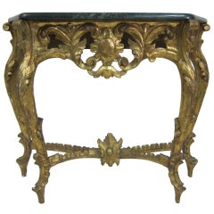19th Century Italian Baroque Gilt Console 6