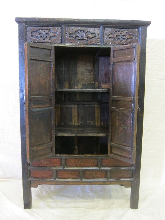 Qing Chinese Cabinet, 18th Century For Sale