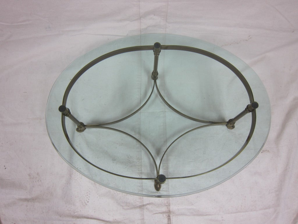 Italian LaBarge Glass Table