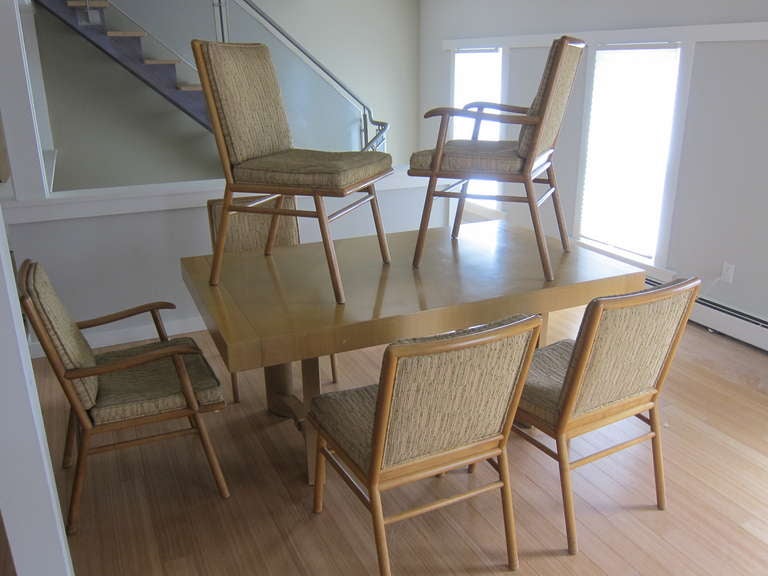 American Robsjohn Gibbings Table And Chair Set For Sale