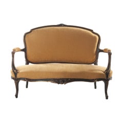 19th Century French Settee, Louis Philippe Style 19th Century French Settee, Louis Philippe Style