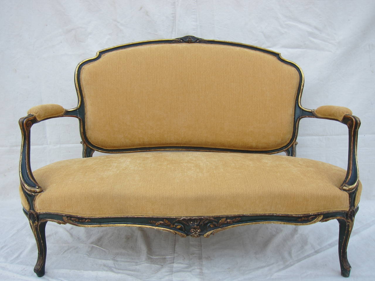 19th Century French Settee, Louis Philippe Style 5