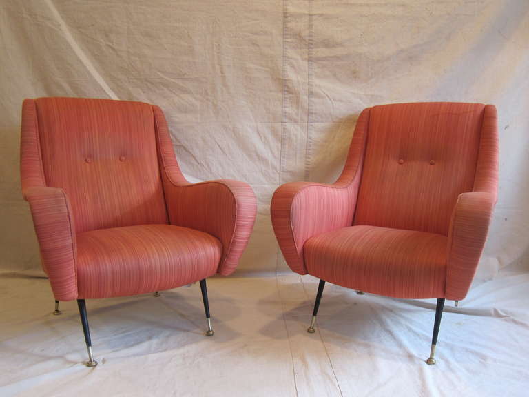 Mid-Century Modern Mid-Century Italian Lounge/Armchairs