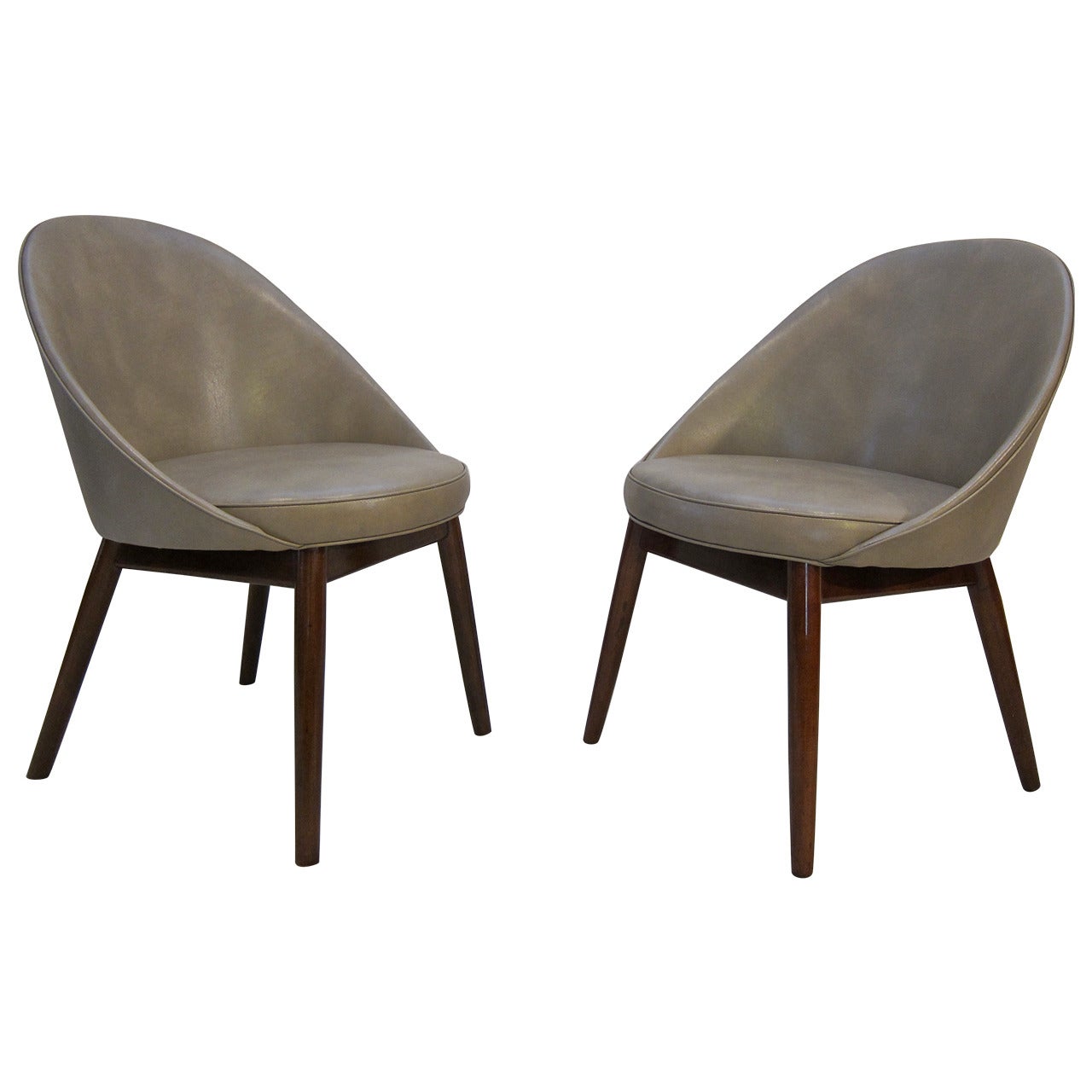 Pair of Danish Chairs Attributed to Ejvind Johansson