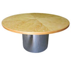 Gunderson Cerused Round Dining Table