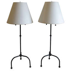 Pair Table Lamps in the Manor of Jean Royere