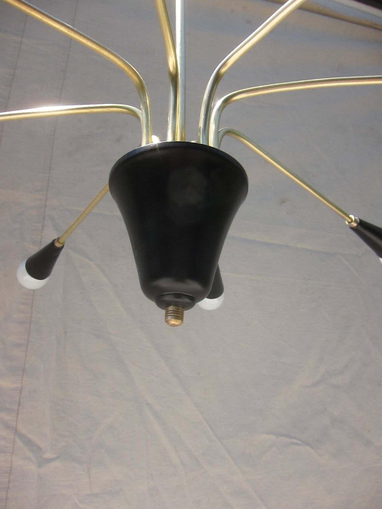 Mid-20th Century Italian Hanging Lamp in the Style of Stilnovo