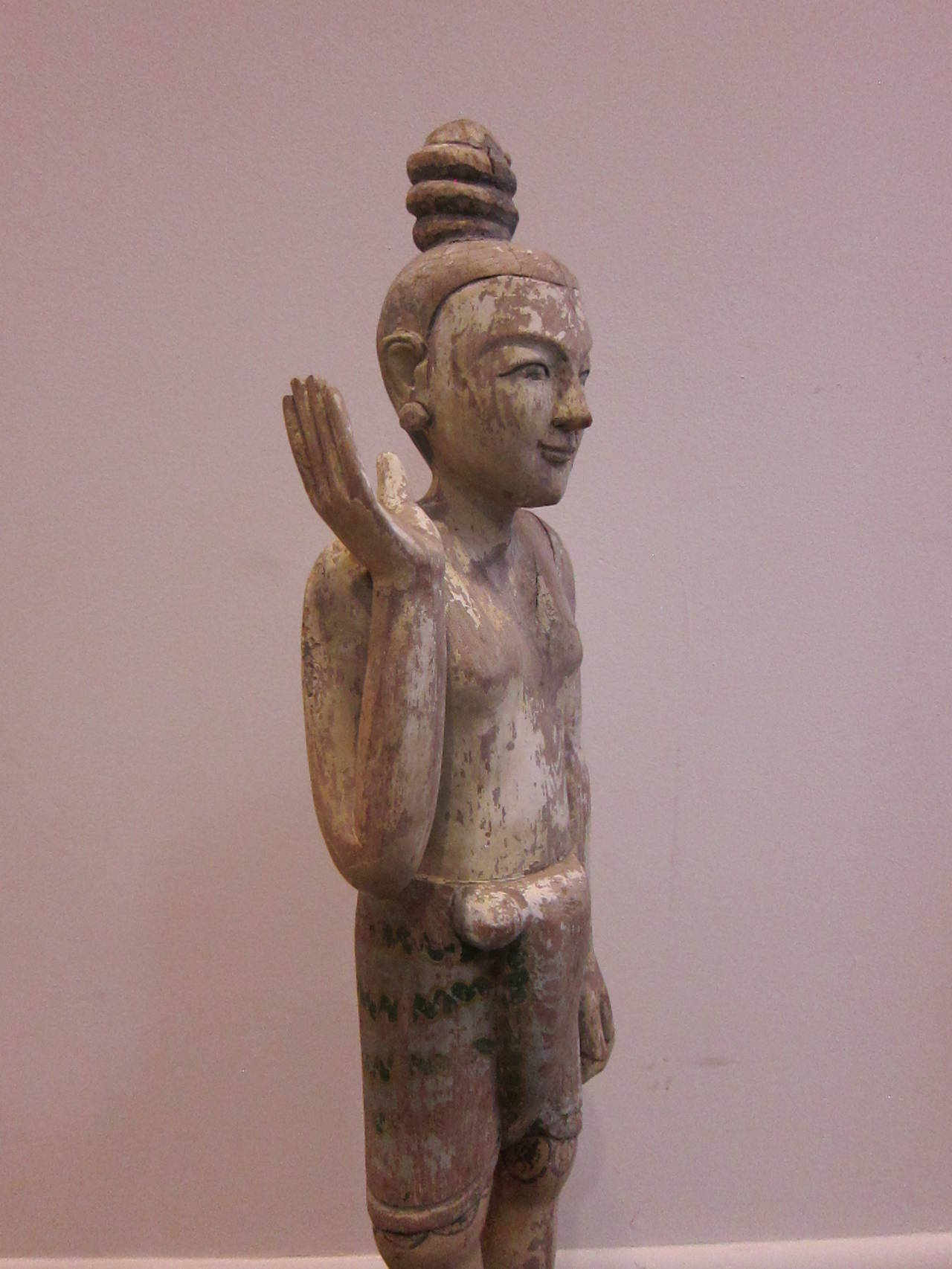 Burmesische Statue des 19. Jahrhunderts im Angebot 1