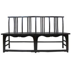 19th Century Four Seat Bench Chair 2