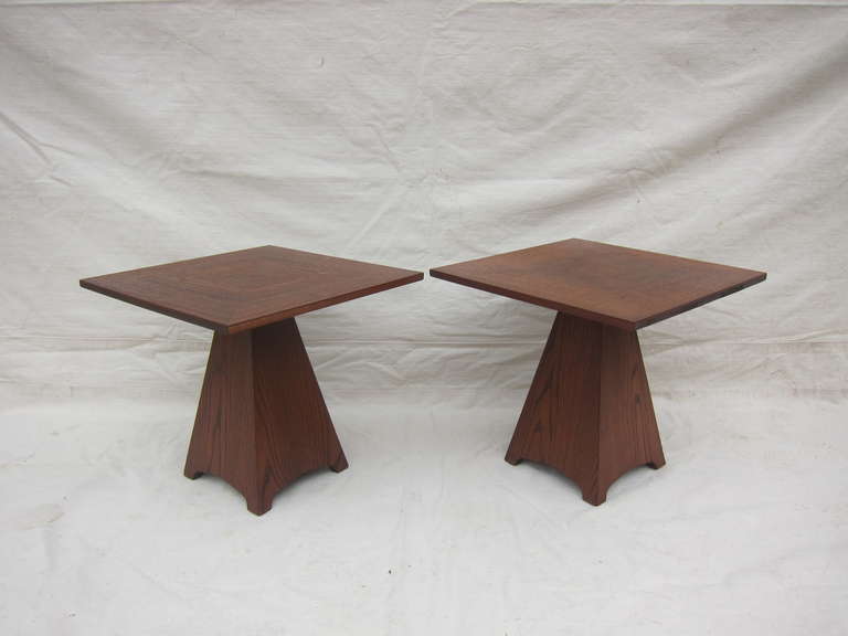 Pair of Drexel Side Tables Harvey Probber