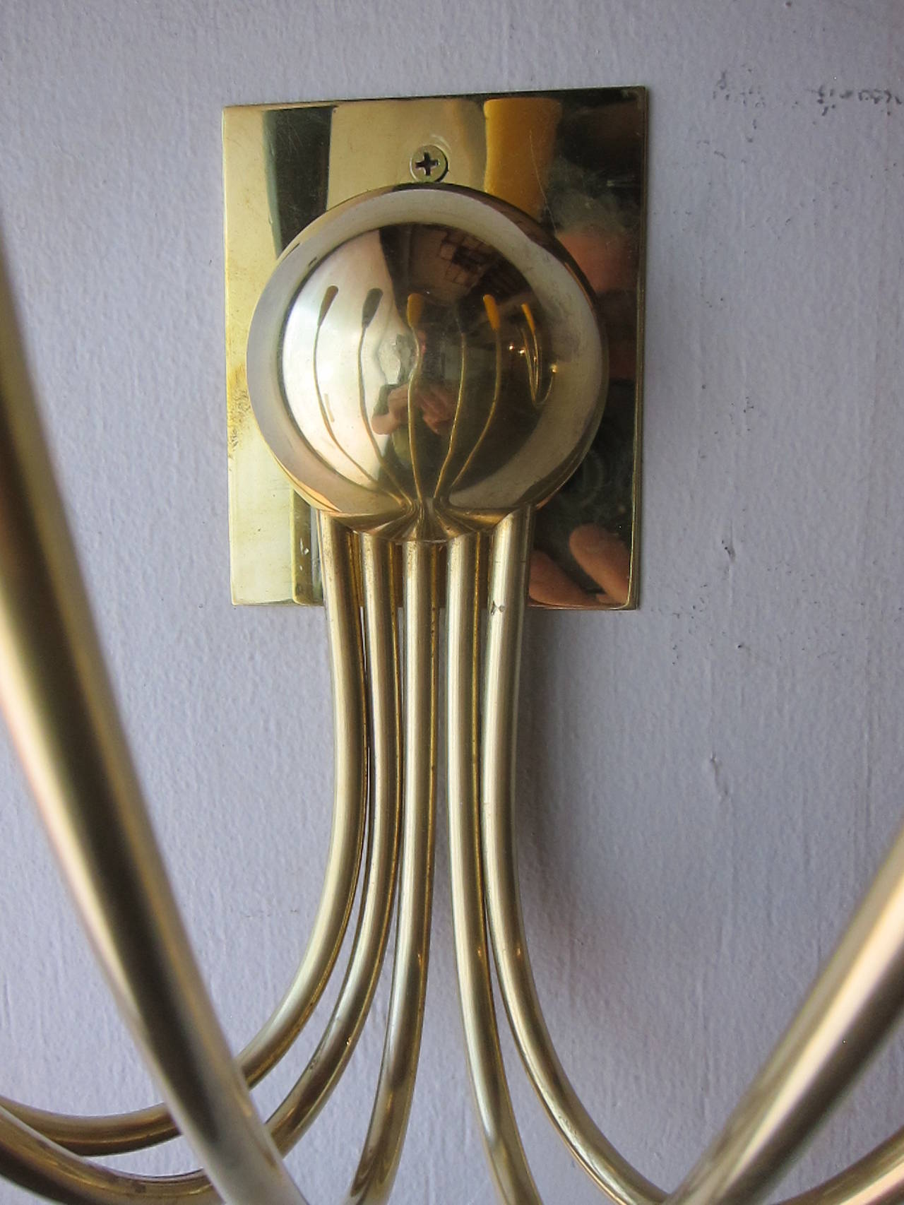 Italian Pair of Stilnovo Sconces