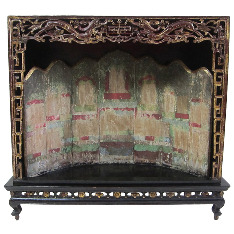 19th Century Chinese Shrine For Sale