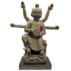 17th - 18th Century Buddha Statue, "Nezha" 2