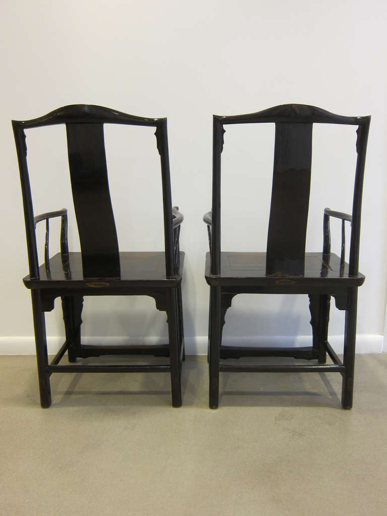 Qing 19th Century Chinese Official Hat Chair For Sale