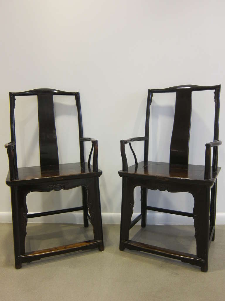 19th Century Chinese Official Hat Chair In Good Condition For Sale In New York, NY