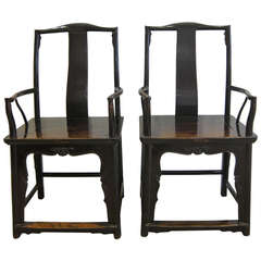 19th Century Chinese Official Hat Chair 3