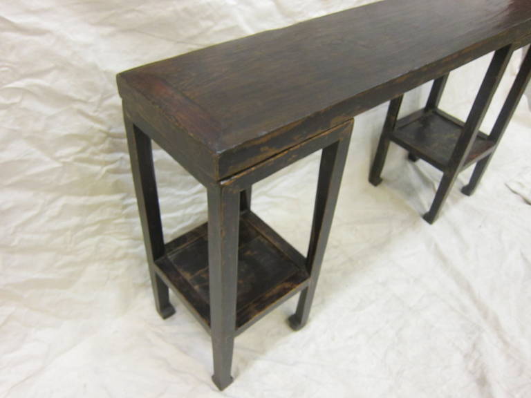 19th Century Rustic Console Table In Good Condition For Sale In New York, NY