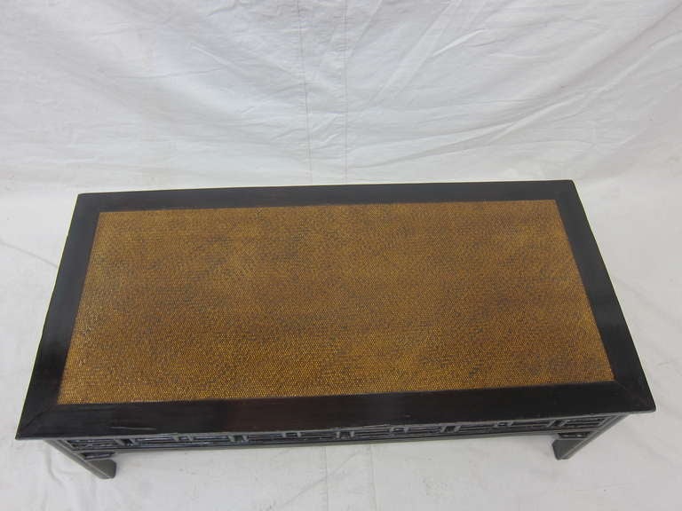 Rattan 19th Century Chinese Low Table