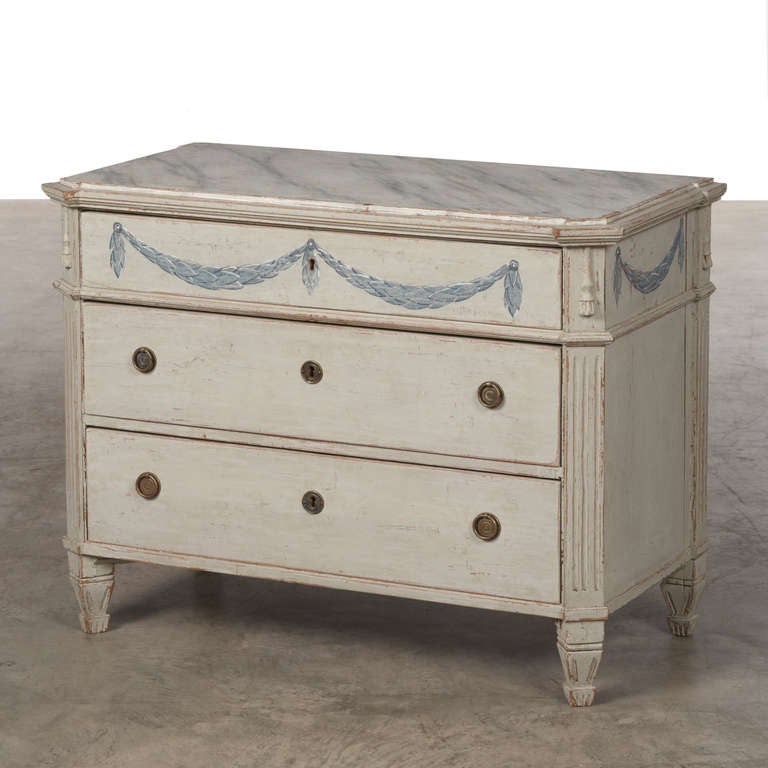 Gustavian Chest of Drawers 19th Century at 1stdibs