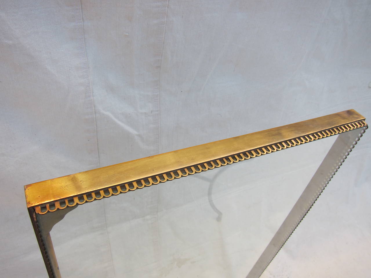 Brass and Glass Display Tray Table 6
