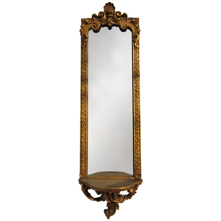 19th century French Shelf Mirror