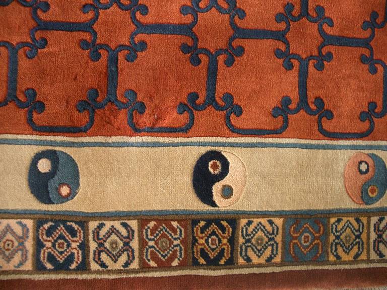 20th Century Tibetan Carpet For Sale