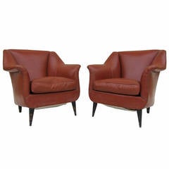 Pair of Club Chairs by Carlo di Carli 12