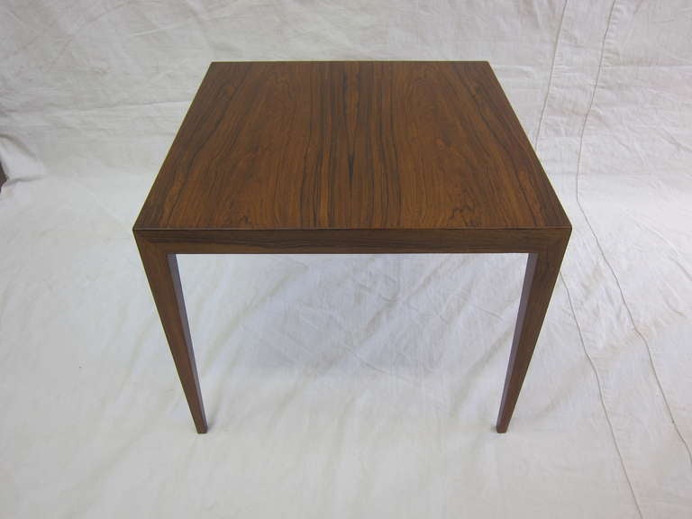 Mid-Century Modern Severin Hansen Rosewood Table For Sale