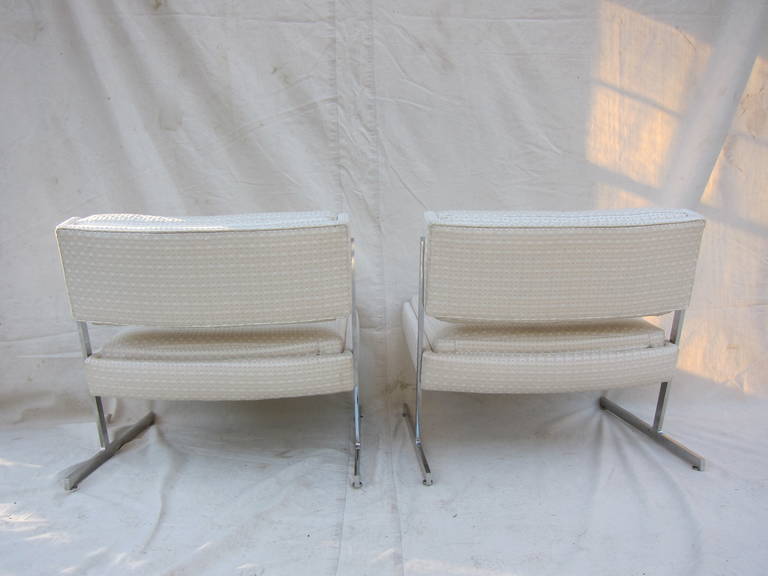 Harvey Probber Cantilevered Lounge Chairs 1