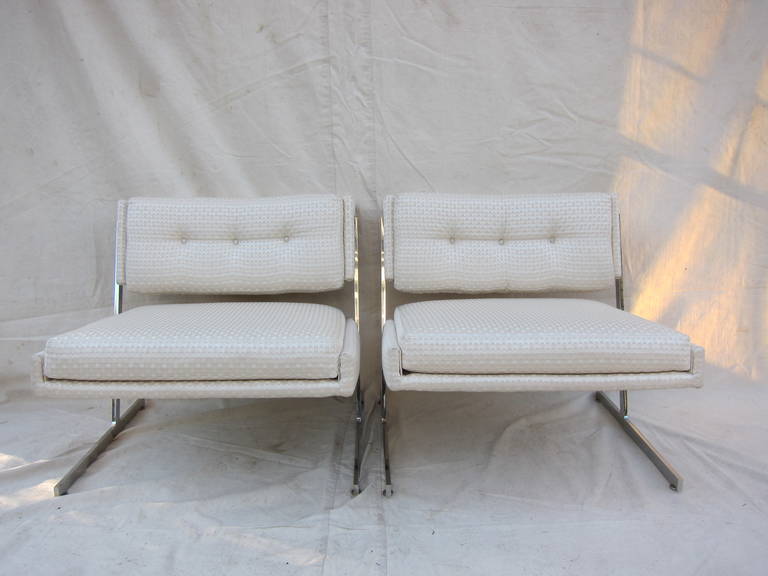 Harvey Probber Cantilevered Lounge Chairs 2