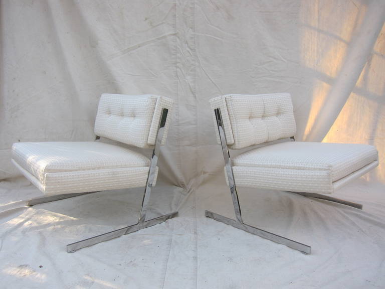 Harvey Probber Cantilevered Lounge Chairs 3