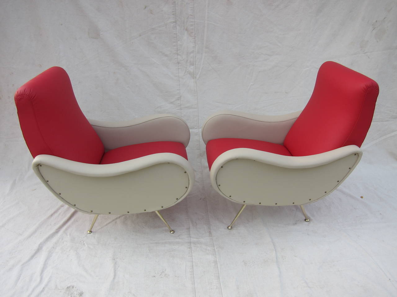 Mid-Century Italian Lounge Chairs 1