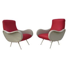 Mid-Century Italian Lounge Chairs