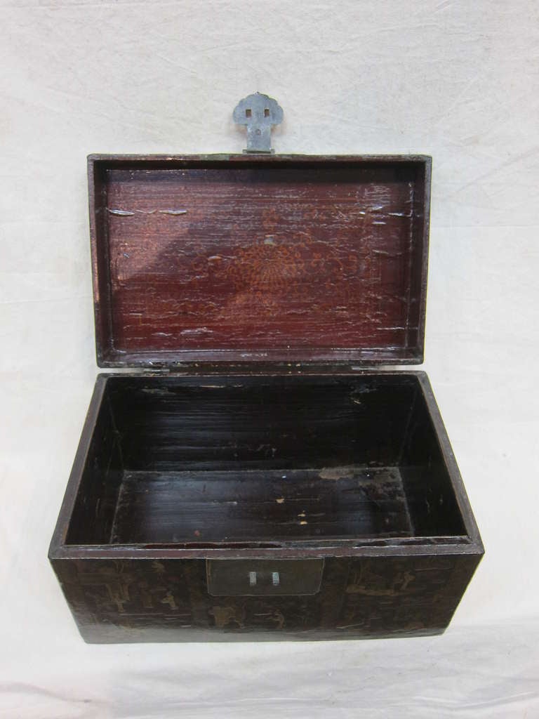 Chinoiserie Painted Box 1