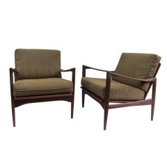 A Pair Koford Larsen Midcentury Lounge Chairs