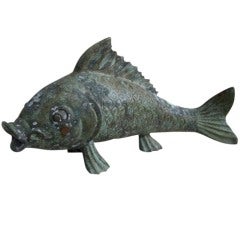Bronze Carp Fish Sculpture