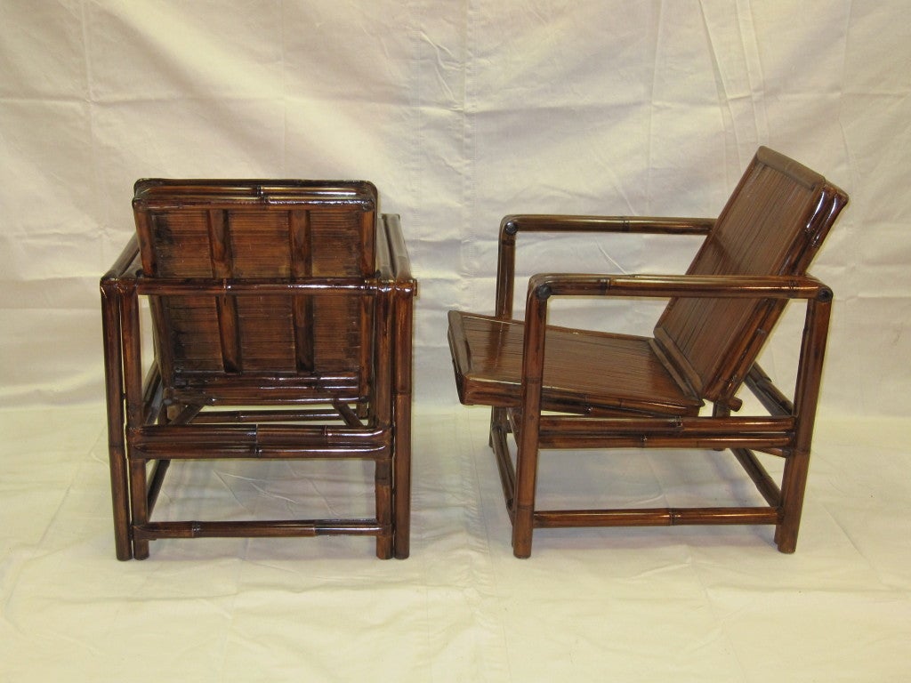 Bamboo Chair Set at 1stDibs
