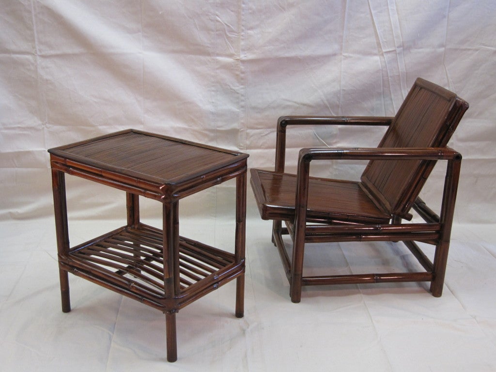 Bamboo Chair Set at 1stDibs