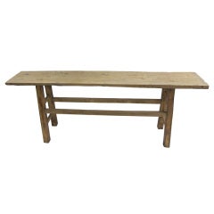 19th Century Nam Wood Console Table 9