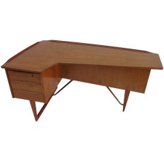 Vintage Peter Lovig Nielsen Desk Midcentury