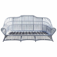 Vintage Ficks Reed Rattan Sofa