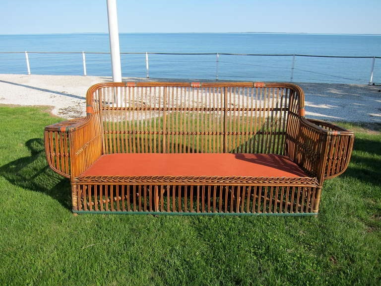 American Antique Stick Wicker Rattan Set