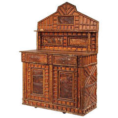 Rustic Adirondack Sideboard