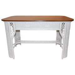 Antique Wicker Table Antique Wicker Table