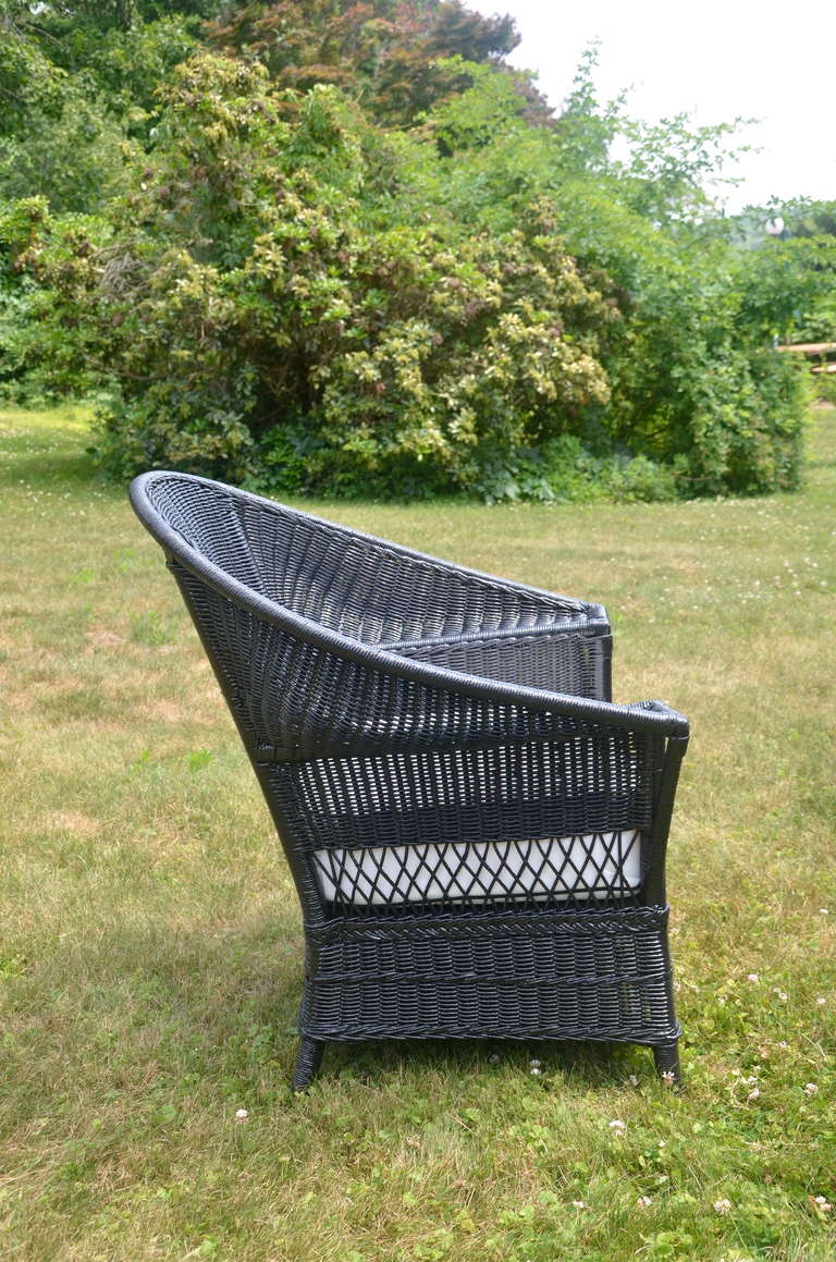 Antique Wicker Sofa and Chair at 1stDibs