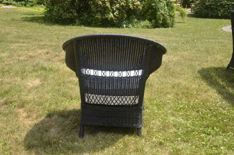 Antique Wicker Sofa and Chair 4