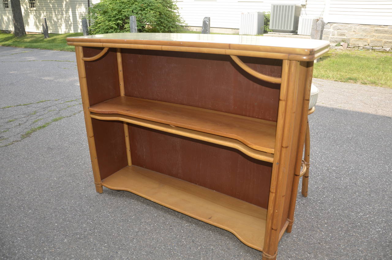 Mid-Century Modern Mid-Century Heywood Wakefield Bar and Stools