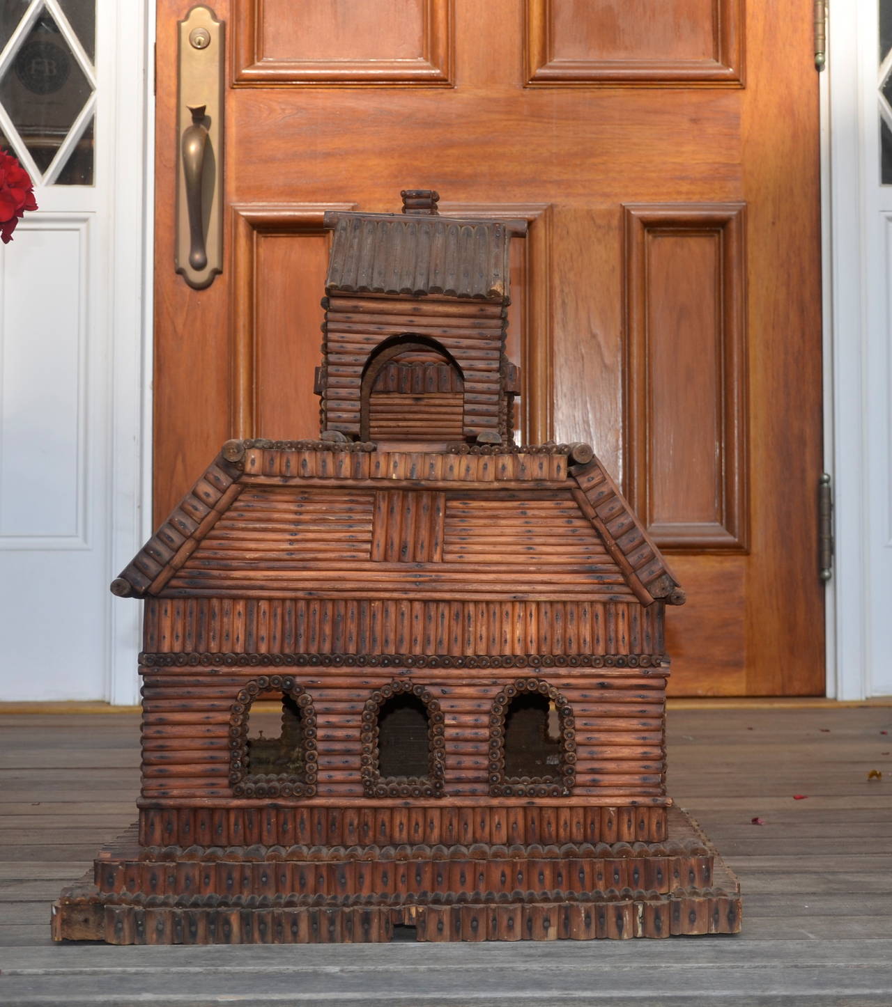 Antique Folk Art Twig Church For Sale at 1stdibs
