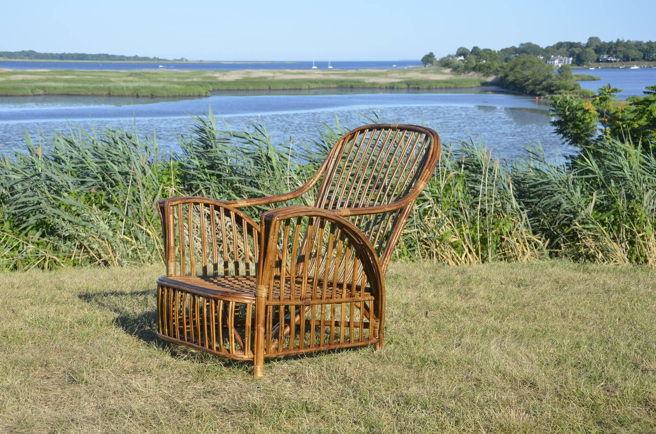 Antique Ypsilanti Stick Wicker Set at 1stDibs